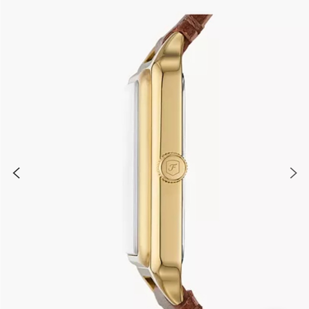 COPY - Fossil watch: Raquel Three-Hand Date Medium Brown Leather Watch - Picture 4 of 5